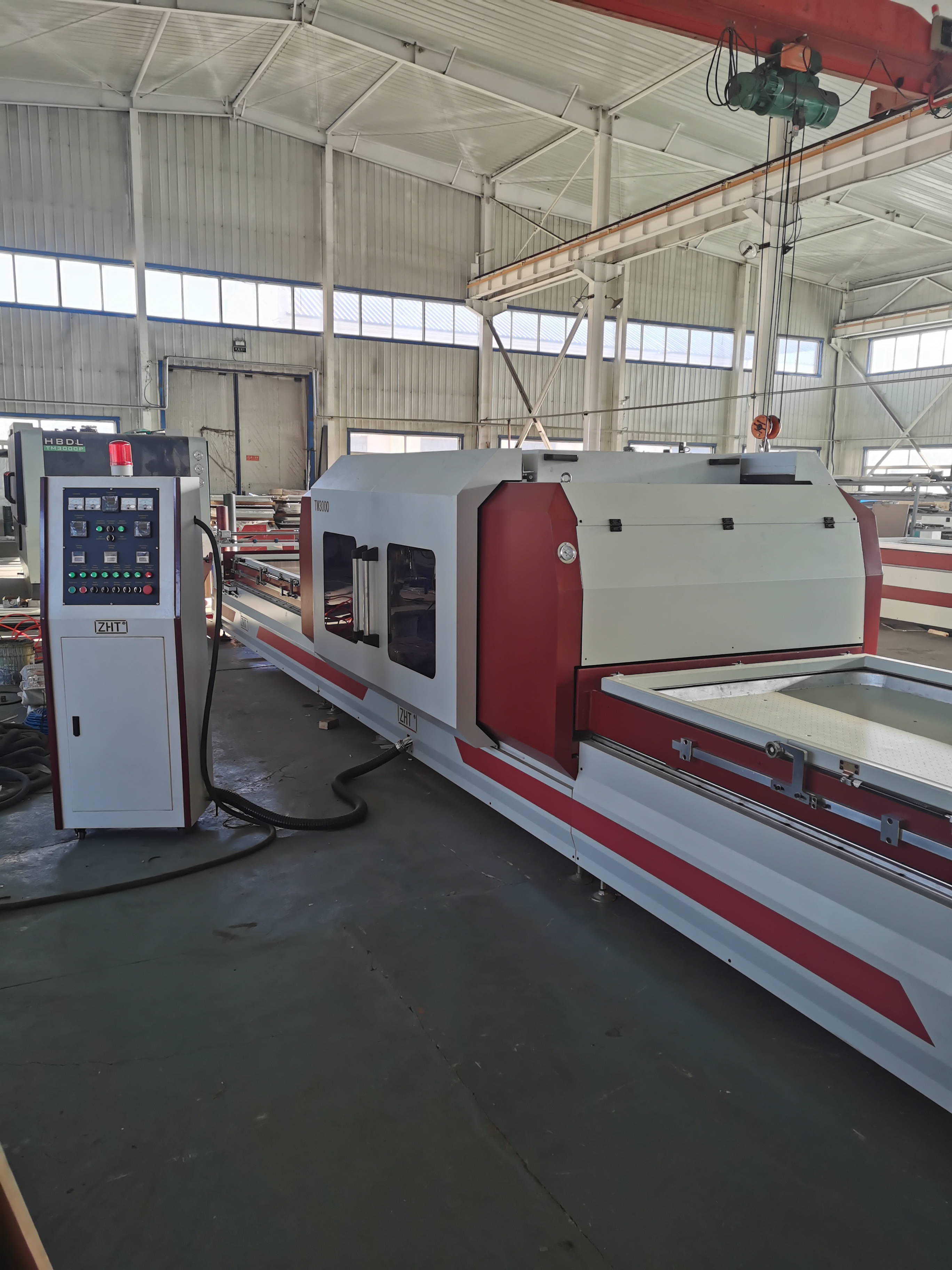 TM3000B Wood Door Automation High Gloss Laminating Machine Vacuum Membrane Press Machine