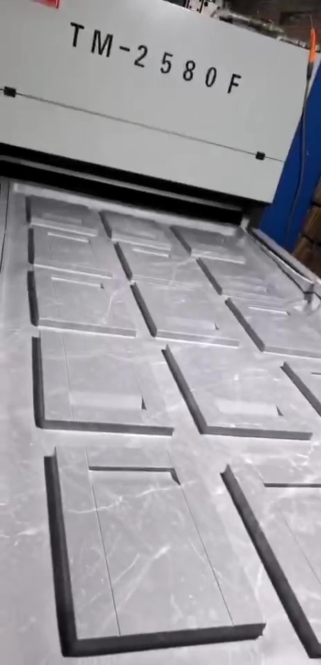 TOP AND BOTTOM VACUUM SYSTEM MEMBRANE PRESS MACHINE 
