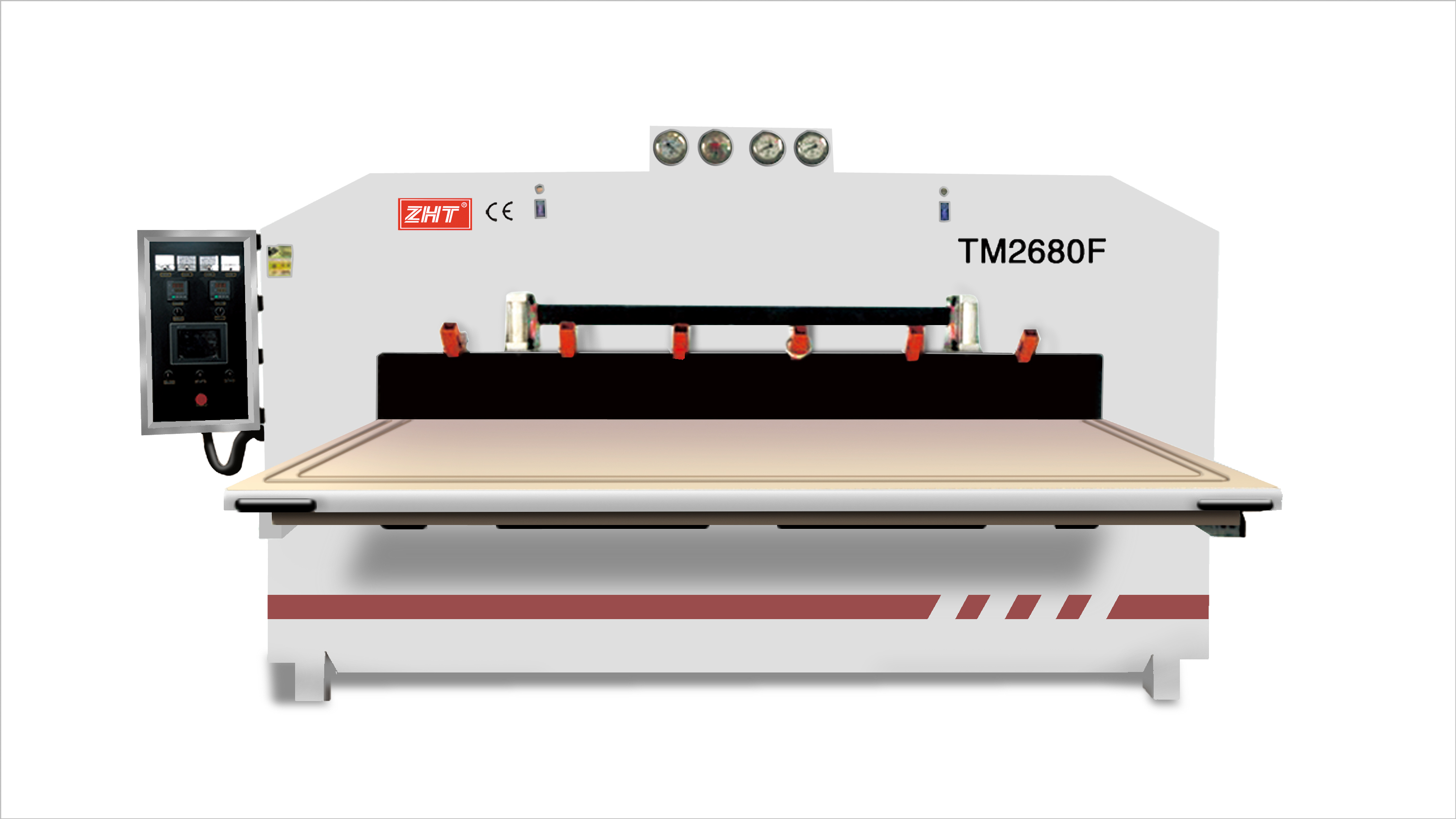 TM2680F Double-sided Wooden Skin Plate Positive And Negative Pressure Machine